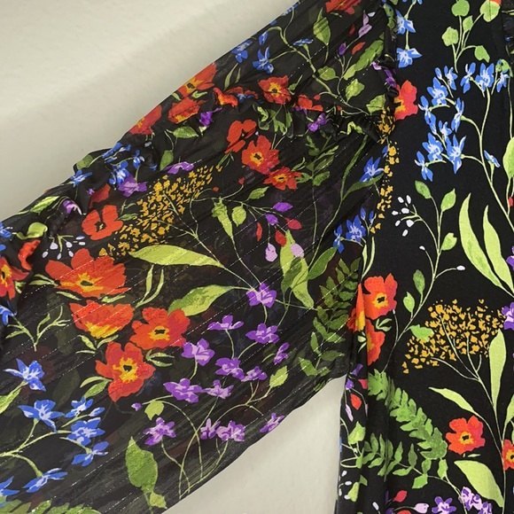 Maeve by Anthropologie Jacquin Floral Print Blouse - Picture 5 of 10